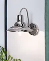 Wandlampe LUZA Metall Silber