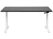 Schreibtisch manuell höhenverstellbar DESTINAS 160 cm 72 cm Schwarz / Weiß_899102