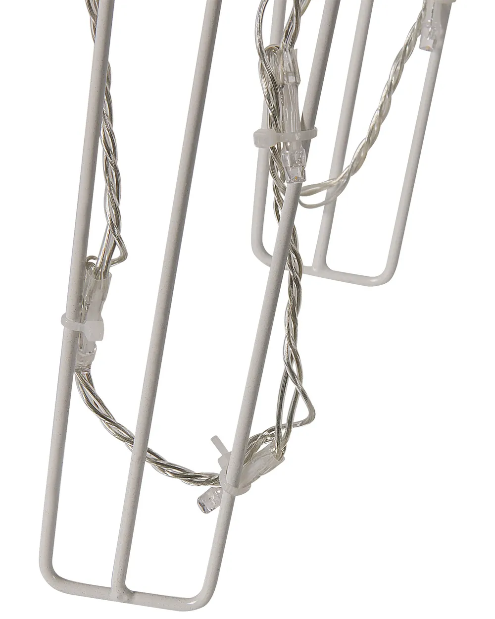 Gartendekoration LED MIKKELI 76/47/52 cm Animiertes Rentier Weiß_812705