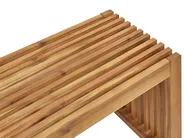 Gartenbänke 2er Set SULZANO 150 cm Akazienholz Braun_921674