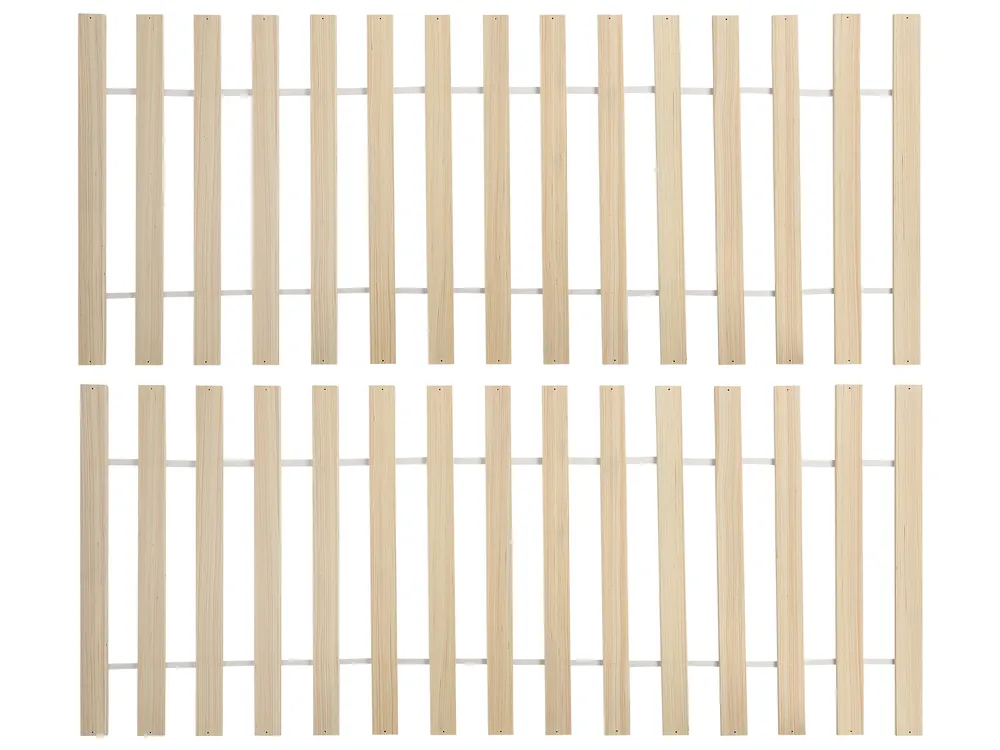 Bett mit 4 Schubladen OLENDON Kiefernholz Weiß 140 x 200 cm_956276