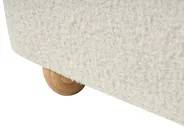 Bett mit Stauraum BLAGNAC Bouclé Cremeweiß 90 x 200 cm_1009339