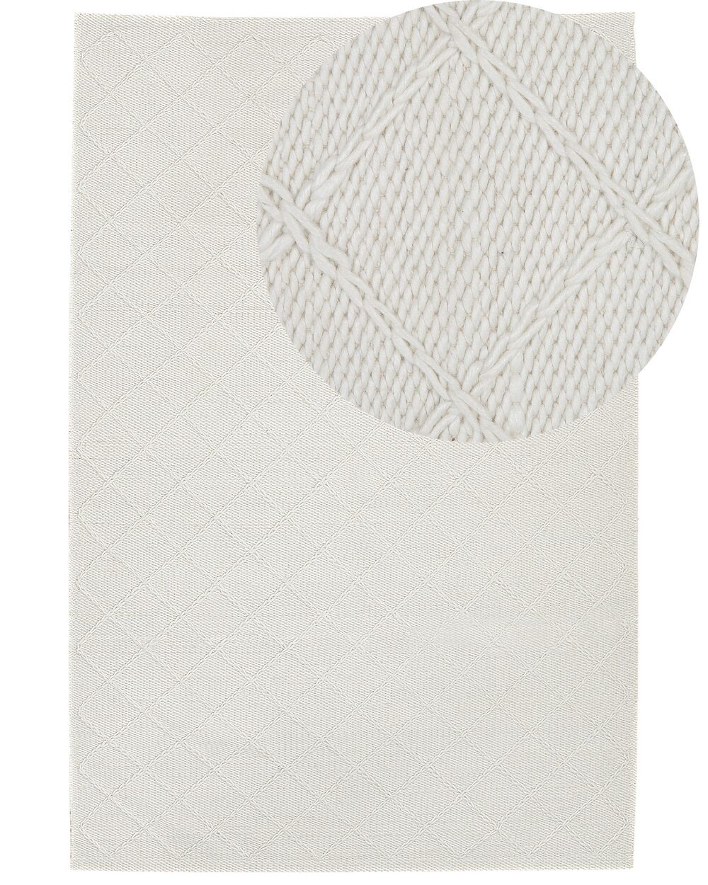 Tepi ELLEK Bijeli 160 x 230 cm Val