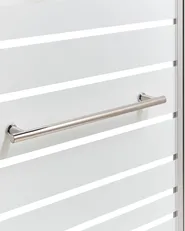 Badewannenaufsatz TUAPI 140 x 120 cm Silber_944423