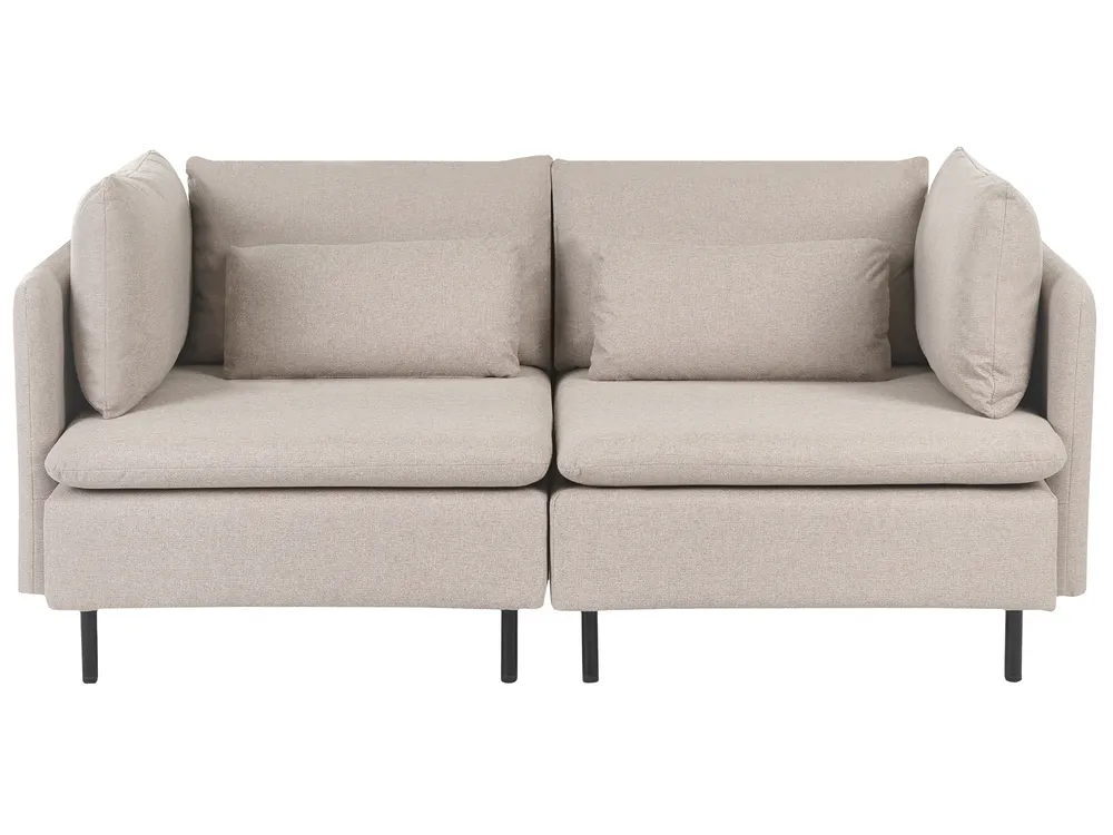 Modulsofa 2-Sitzer EGERIS Stoff Beige