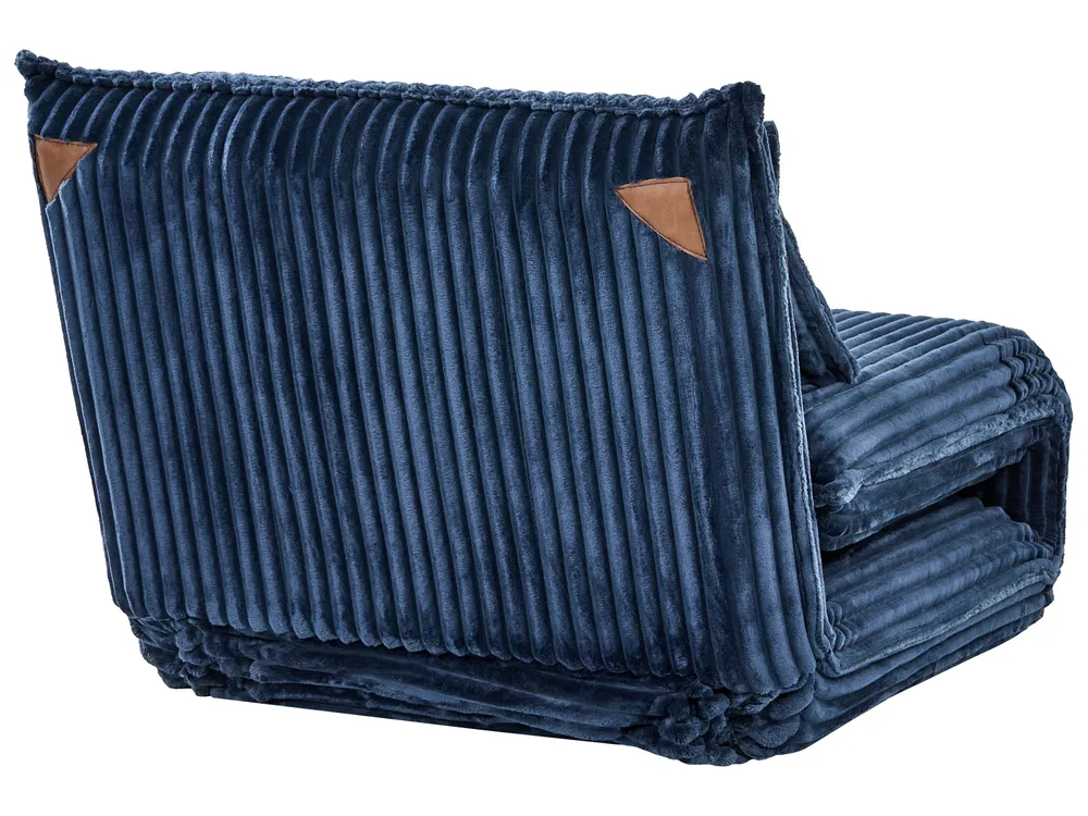 1-Sitzer Schlafsofa LYSEKIL Cord Blau_1043351