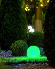 LED- Kugelleuchte für den Außenbereich JOCOY mit Fernbedienung Weiß_959761