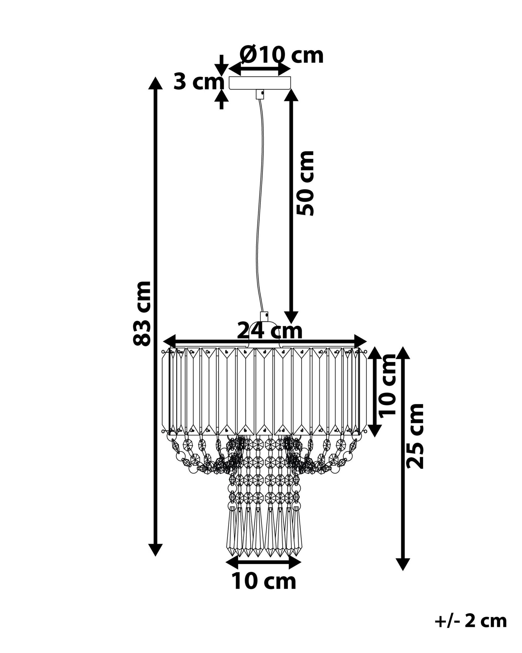Chandelier ADORN Metal Light Grey_739106