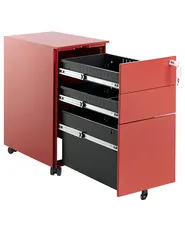 Storage Unit BOLSENA Metal Red_783542