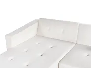 Eckschlafsofa 4-Sitzer VADSO Bouclé Cremeweiß rechtsseitig_959056