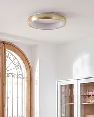 LED Ceiling Lamp ATARAN Metal Gold_1154890