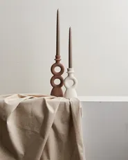 Kerzenständer SPARTA 17 cm Keramik Cremeweiß_898751