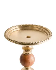 Kerzenständer VODNO 31 cm Metall Gold_1012872