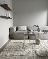 Teppich DIYADIN Beige 160 x 230 cm Baumwolle_847969