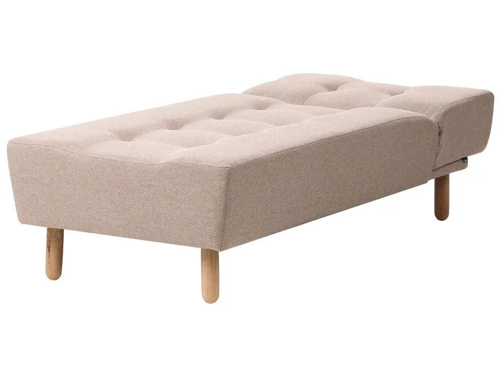 Chaise Longue ALSTEN Fabric Beige_1034571