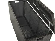 Aufbewahrungsbox MODENA 126 cm 46 cm Polyrattan Braun_776499