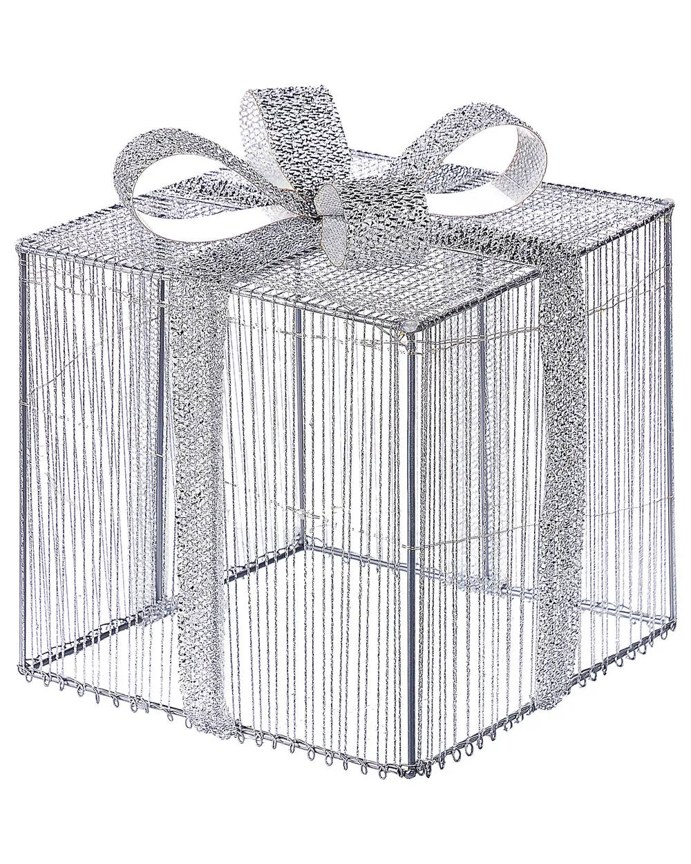 Gartendekoration LED ARNES 25/20/15 cm Weihnachtsgeschenke Silber_880439