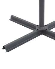 Ampelschirm LED 285 cm CORVAL Graphitgrau_778660