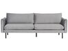 Sofa 3-Sitzer VINTERBRO Samtstoff Grau