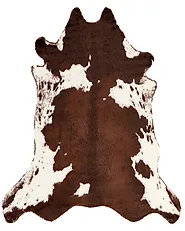 Faux Cowhide Rug BOGONG Dark Brown 150 x 200 cm_1179860