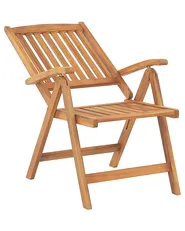 Set mit 6 Stühlen und Sitzkissen JAVA PREMIUM Akazienholz Blau_1070812