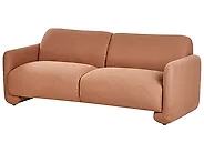 Sofa 3-Sitzer SALAND Stoff Goldbraun_1172754