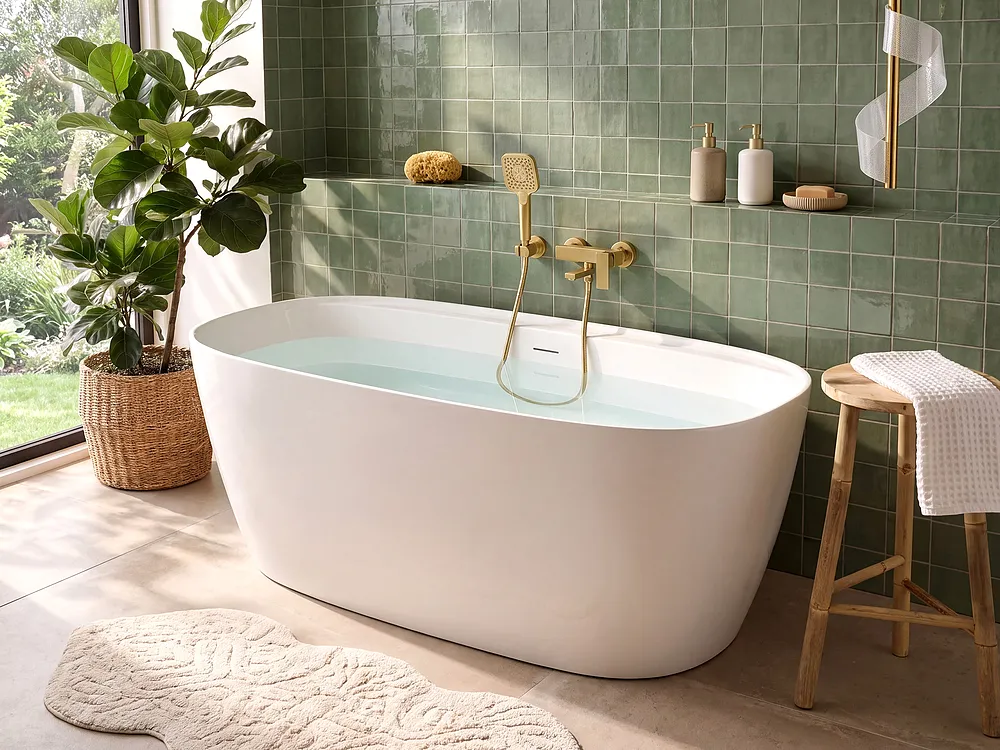 Freestanding Bathtub TACUARAL 1700 x 800 mm White