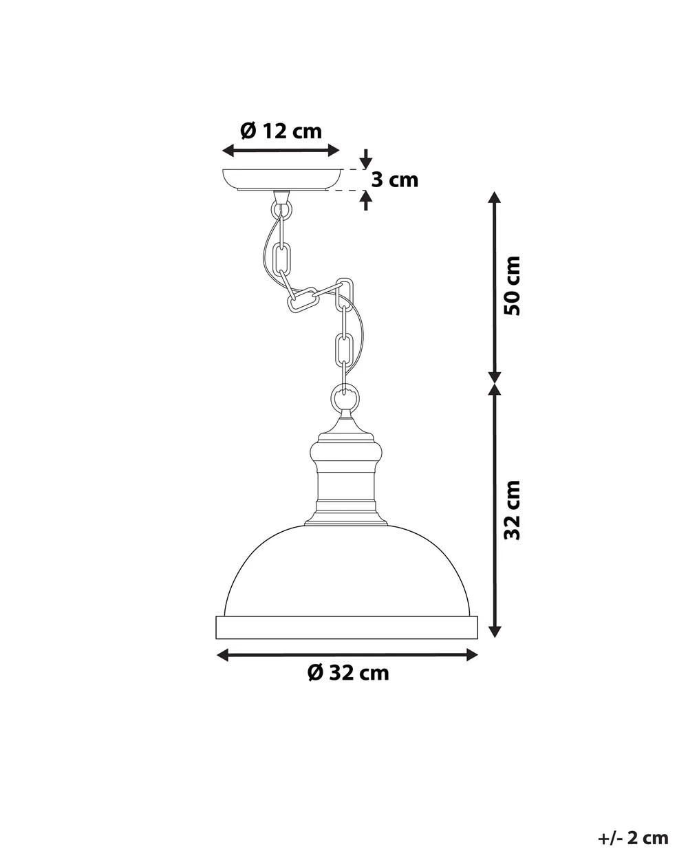 Pendant Lamp DIDESSA Metal Blue_779283