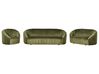Sofa Set 6-Sitzer MALUNG Samtstoff Dunkelgrün