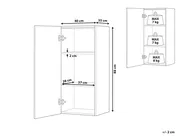 Bad-Wandschrank BILBAO 40 cm Weiß_774291