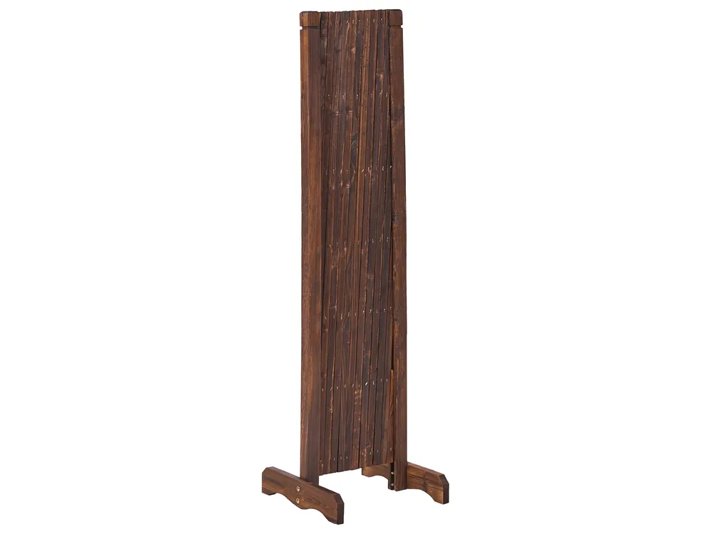 Garden Trellis SCIOLZE Extendable Dark Brown_1041498