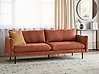Sofa 3-Sitzer VINTERBRO Chenillegewebe Goldbraun