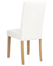 Esszimmerstuhl 2er Set BROADWAY Kunstleder Weiß_744505