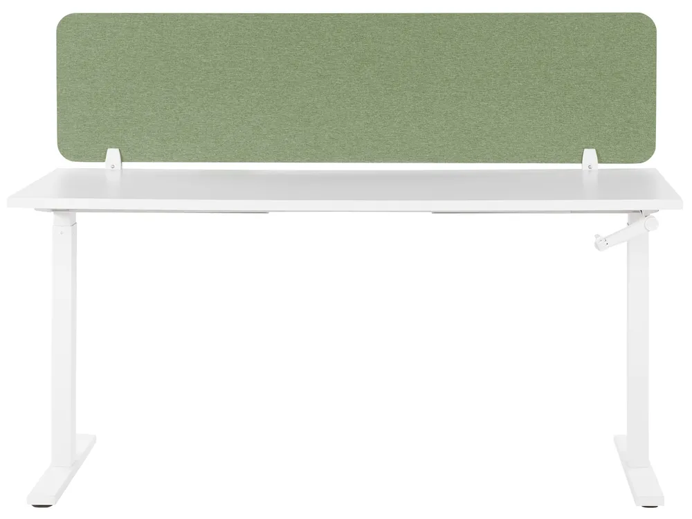 Desk Screen WALLY 160 x 40 cm Green_853192