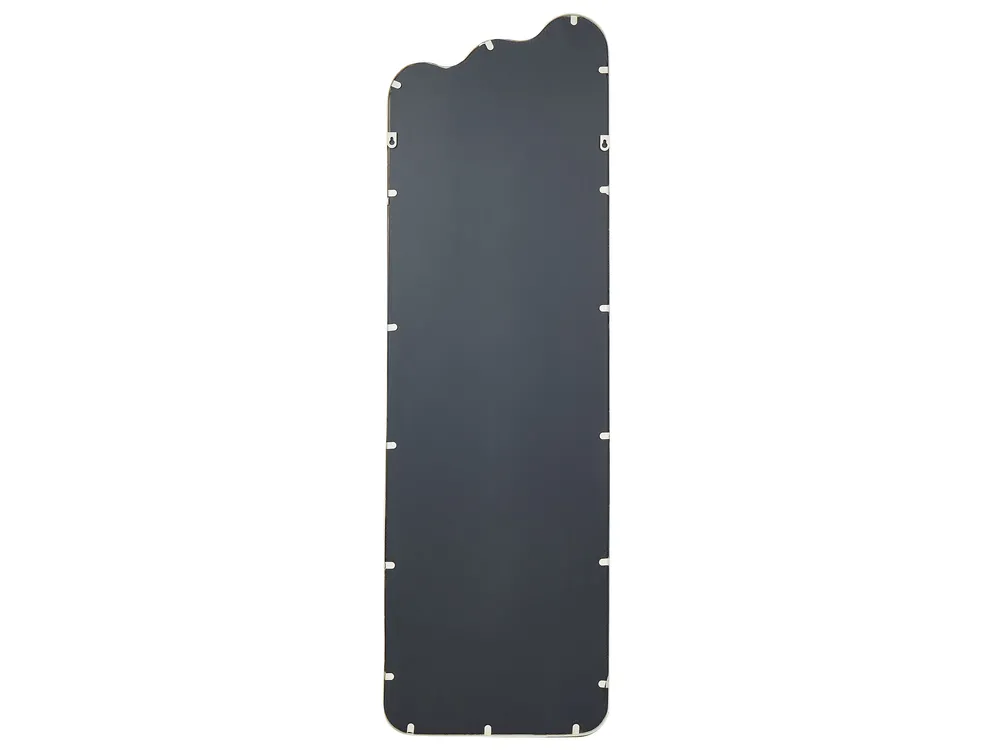 Wandspiegel ABZAC 45 cm 145 cm Metall Cremeweiß_900717