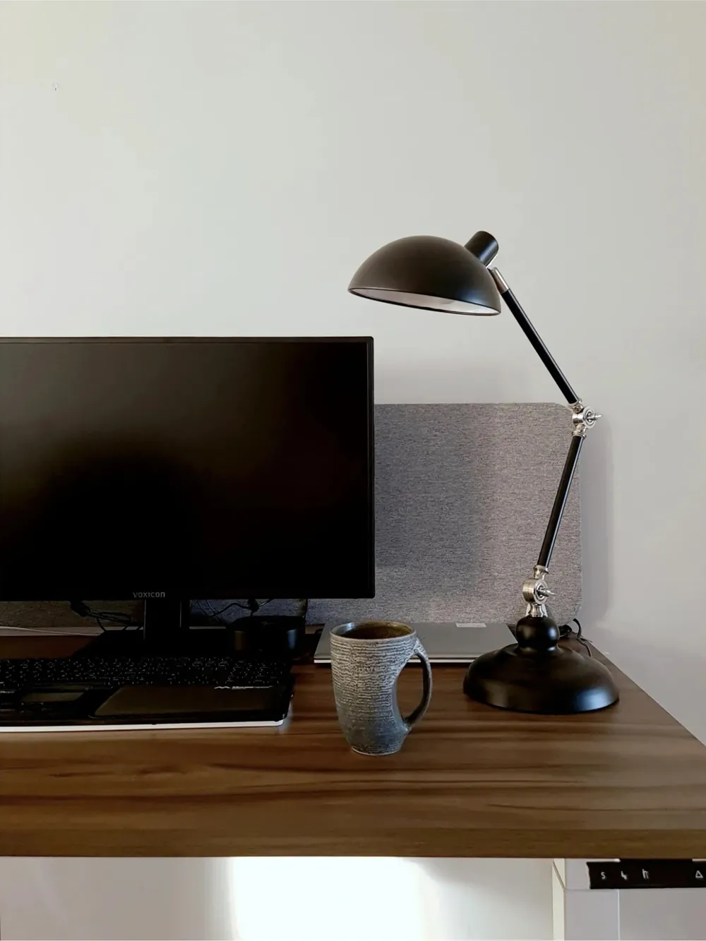 Desk Lamp MERAMEC Adjustable Metal Black_836189
