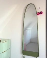 Wall Mirror PARNAY 45 cm 146 cm Metal Olive Green_1160294