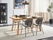 Esstisch BARNES Naturfarbene Esche 160 cm 90 cm_897127