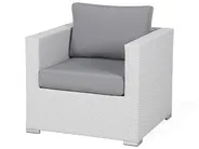 Garden Lounge Set with Table 8 Seater XXL Modular PE Rattan White Right Hand_705599