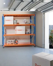 Garagenregal FIUGGI 200 cm 200 cm Metall Orange_1011239
