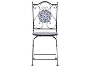 Bistro Set klappbar CAMPRENA Metall Schwarz_919849