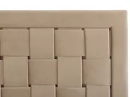Bed Velvet LIMOUX 140 x 200 cm (EU Double) Taupe_867179