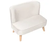 Kindersofa RISBY Samtstoff Beige_1055754