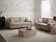 Sofa Set 5-Sitzer GINNERUP Stoff Taupe_1035459