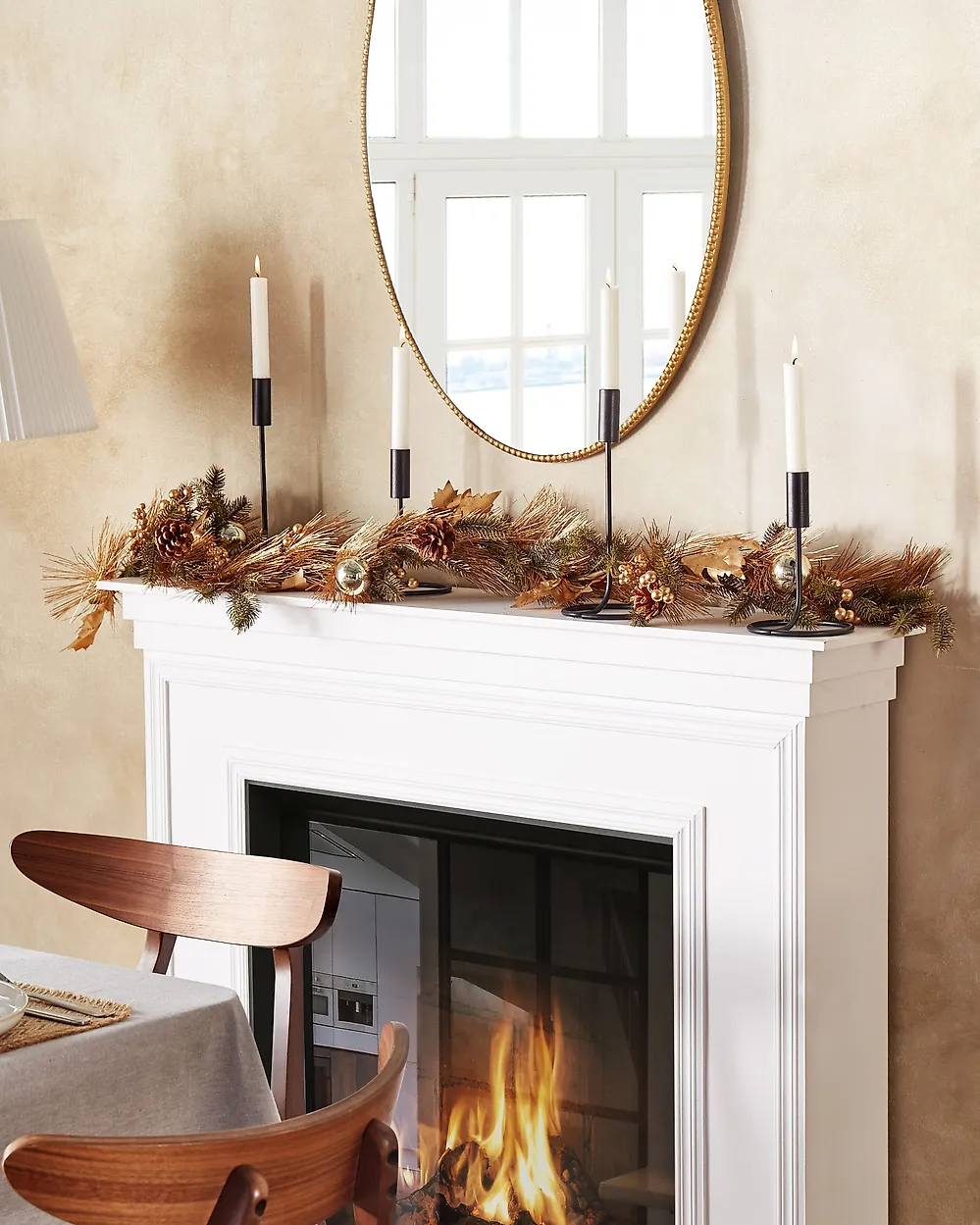Weihnachtsgirlande MURCJA 150 cm Gold_1183493