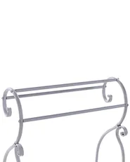 Handtuchständer LINARES Metall Grau_827858