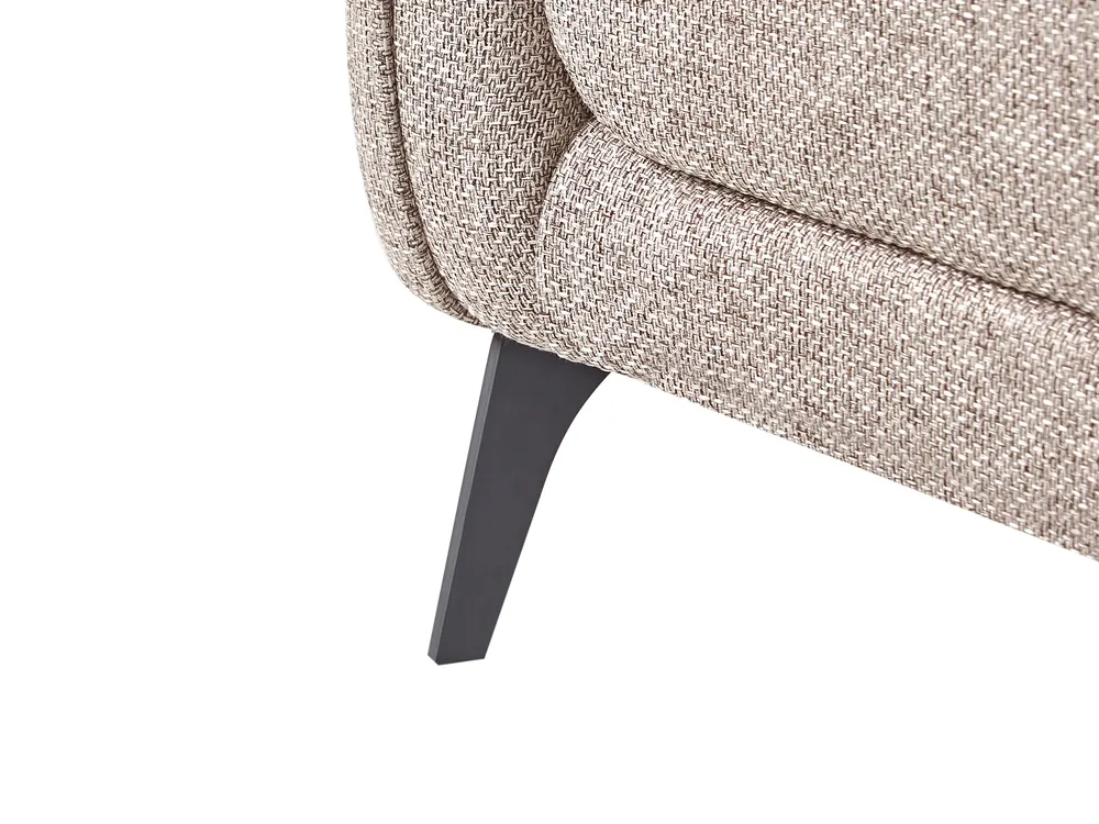 Schlafsofa 3-Sitzer HEMING Stoff Hellbraun_953504