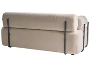 Sofa 2-Sitzer ELVA Bouclé Beige_1035617