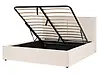 Bett mit Stauraum MOISSAC Stoff Beige 160 x 200 cm