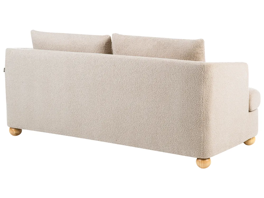 Living Room Set 6 Seater RATTVIK Boucle Beige_1066850